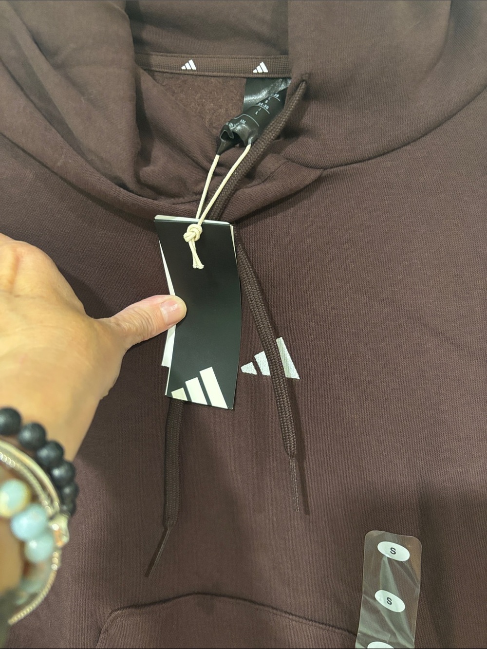 Adidas Women’s Brown Pullover Hoodie Sweater - Small - Picture 2 of 4